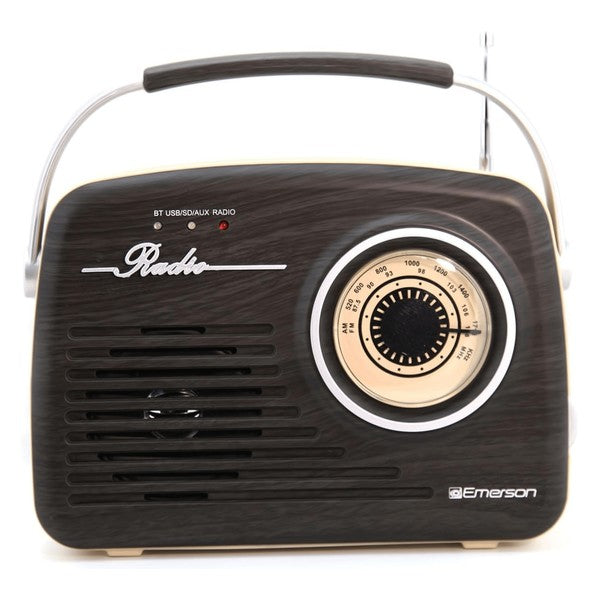 Emerson Portable Retro Radio with Battery Jupiter Gear