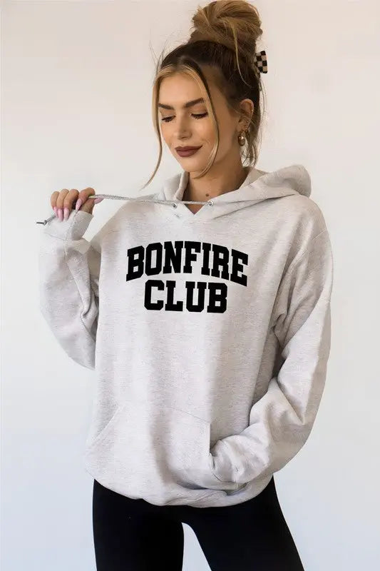 Bonfire Club Graphic Hoodie Sweatshirt Ocean and 7th