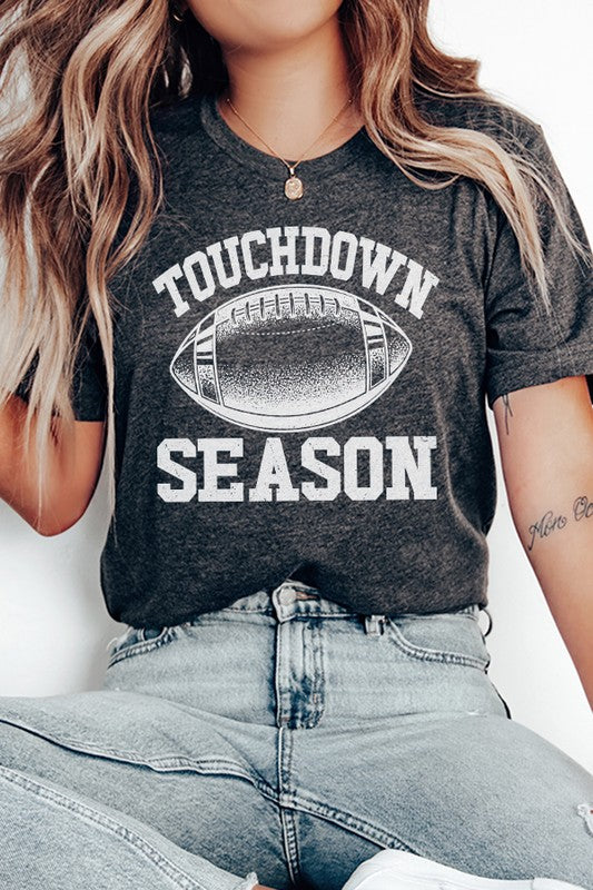 Game Day Touchdown Season Football Graphic Tee Cali Boutique