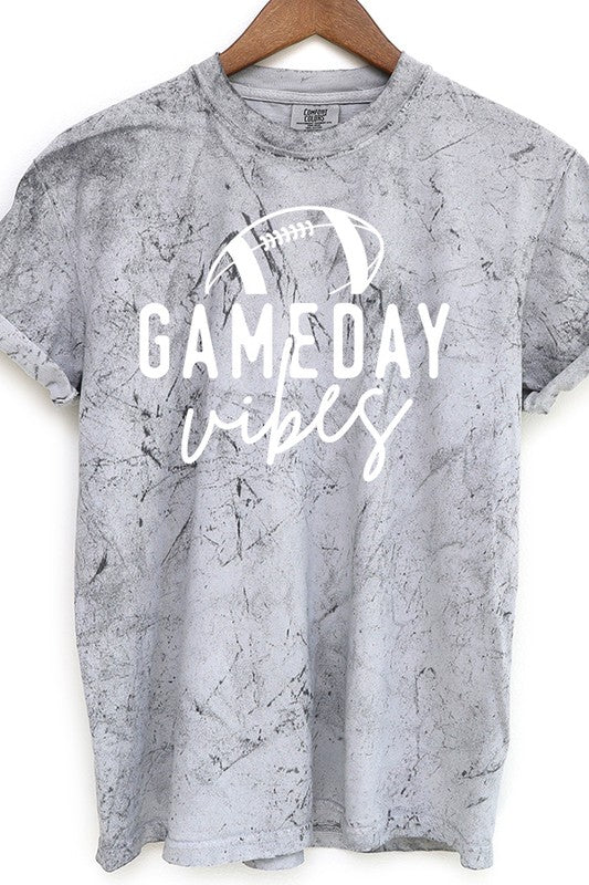 Football Game Day Vibes Color Burst Graphic Tee Cali Boutique