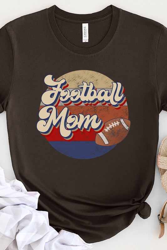 Game Day Football Mama Circle Graphic Tee Cali Boutique