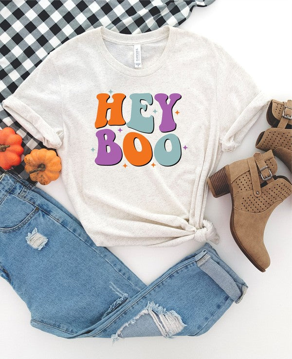 HEY BOO Graphic Tee Ocean and 7th