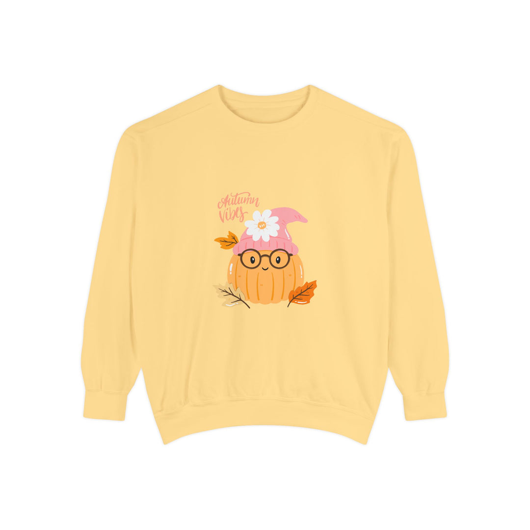 Whimsical Pumpkin Sweatshirt, Fall Fashion, Halloween Gift, Cozy Unisex Sweater, Cute Autumn Apparel, Seasonal Comfort