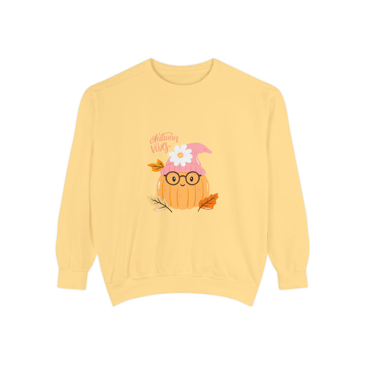 Whimsical Pumpkin Sweatshirt, Fall Fashion, Halloween Gift, Cozy Unisex Sweater, Cute Autumn Apparel, Seasonal Comfort