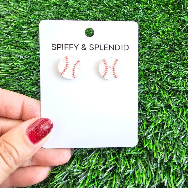 Glitter Baseball Sutds Spiffy & Splendid