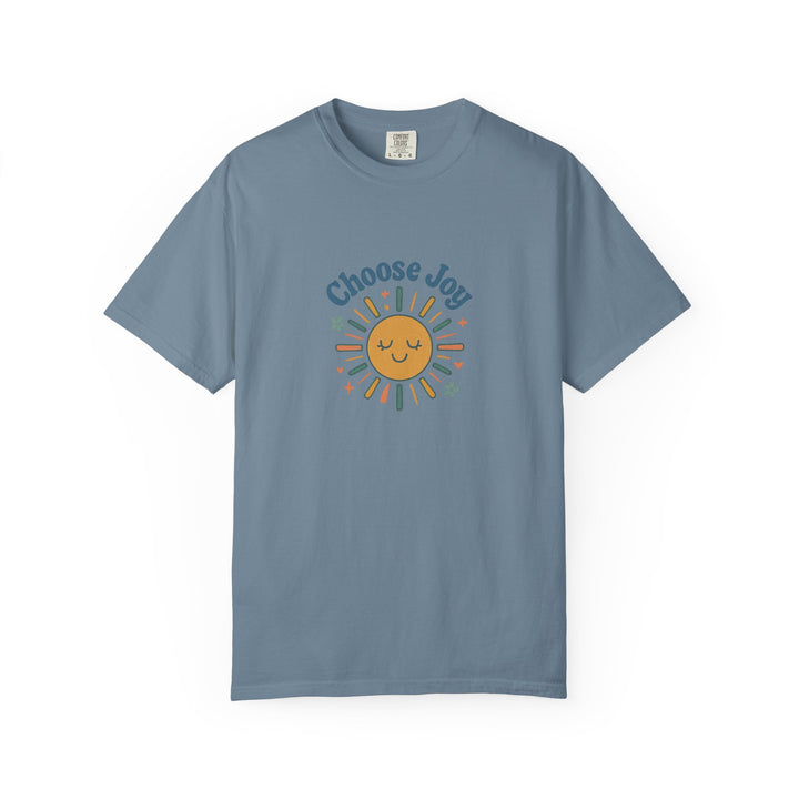 Sunshine Retro T-Shirt with Choose Joy Design