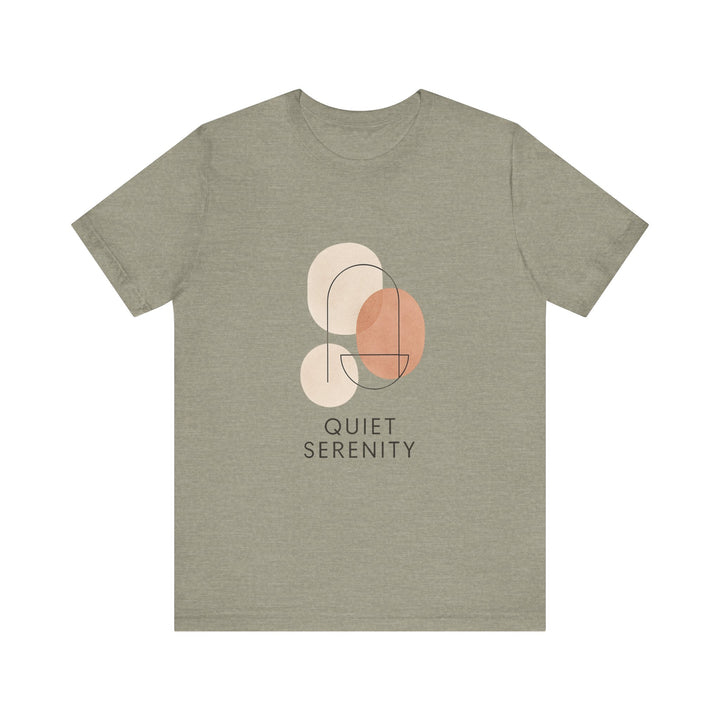 T-Shirt Earthy Color Scheme Quiet Serenity Design