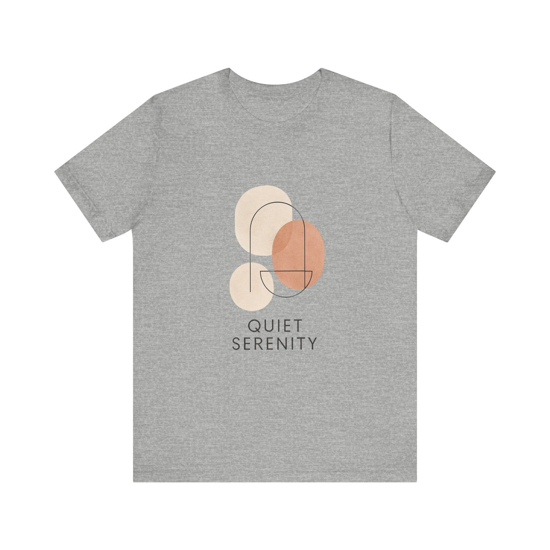 T-Shirt Earthy Color Scheme Quiet Serenity Design