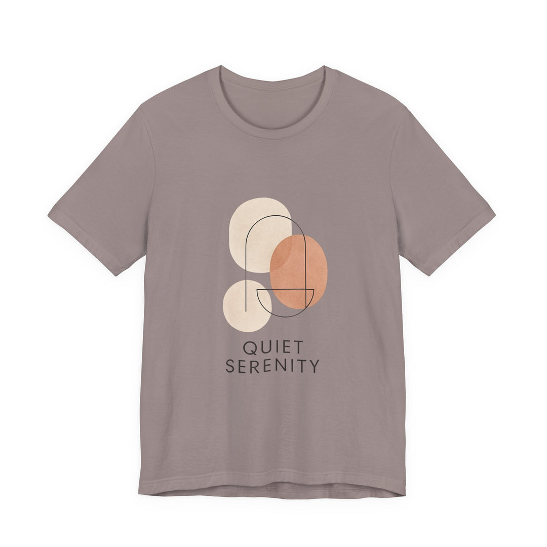 T-Shirt Earthy Color Scheme Quiet Serenity Design