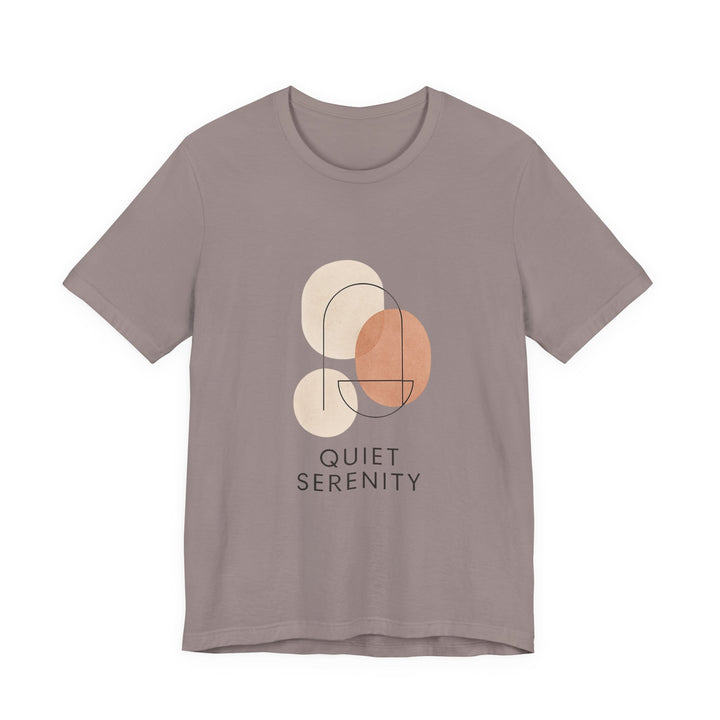 T-Shirt Earthy Color Scheme Quiet Serenity Design