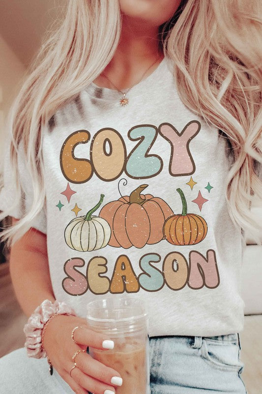 Cozy Season Pumpkins Graphic Tee A. BLUSH CO.