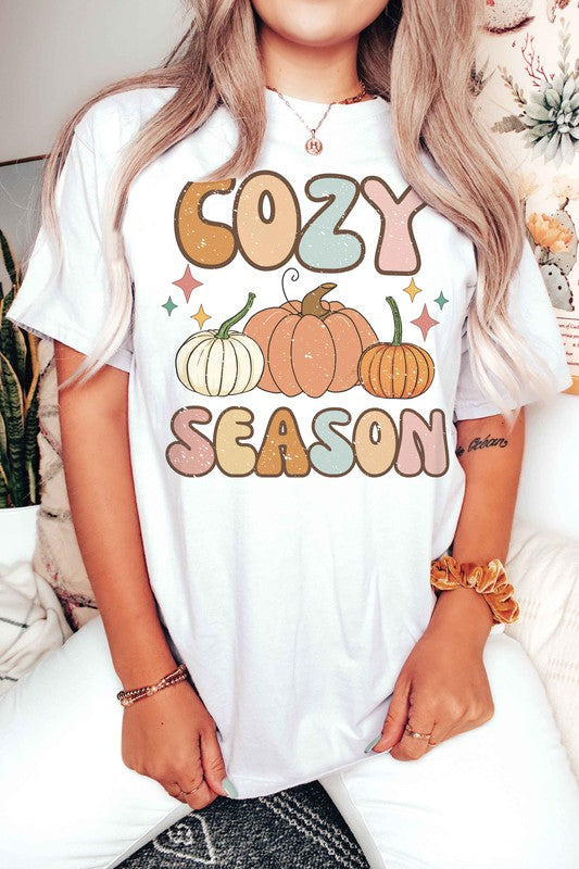 Cozy Season Pumpkins Graphic Tee A. BLUSH CO.