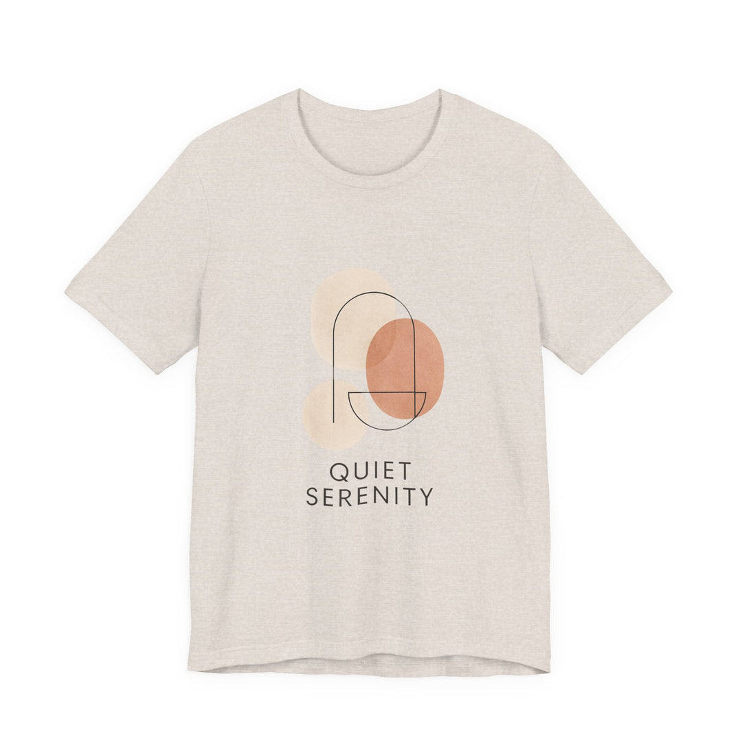 T-Shirt Earthy Color Scheme Quiet Serenity Design