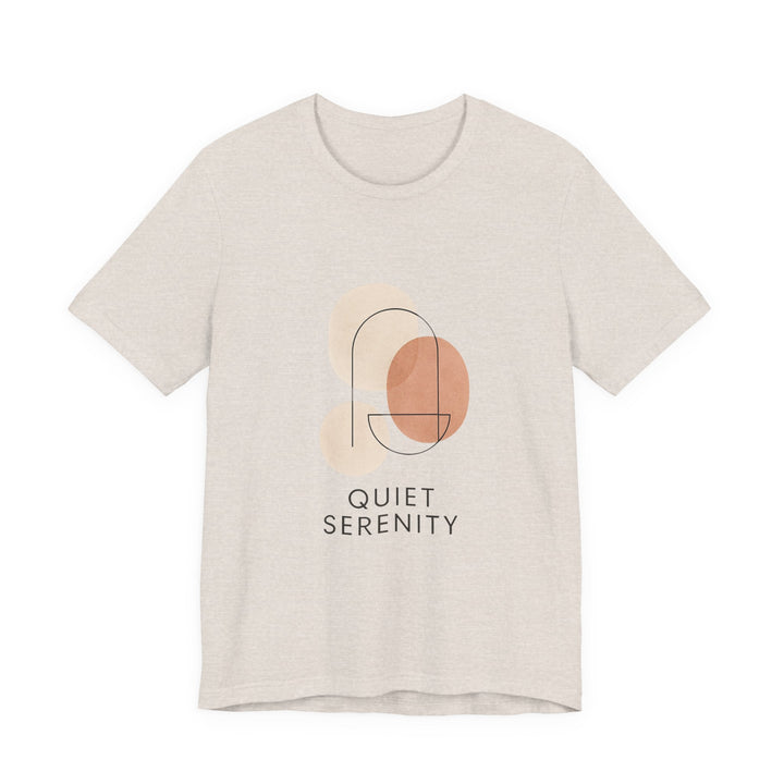 T-Shirt Earthy Color Scheme Quiet Serenity Design