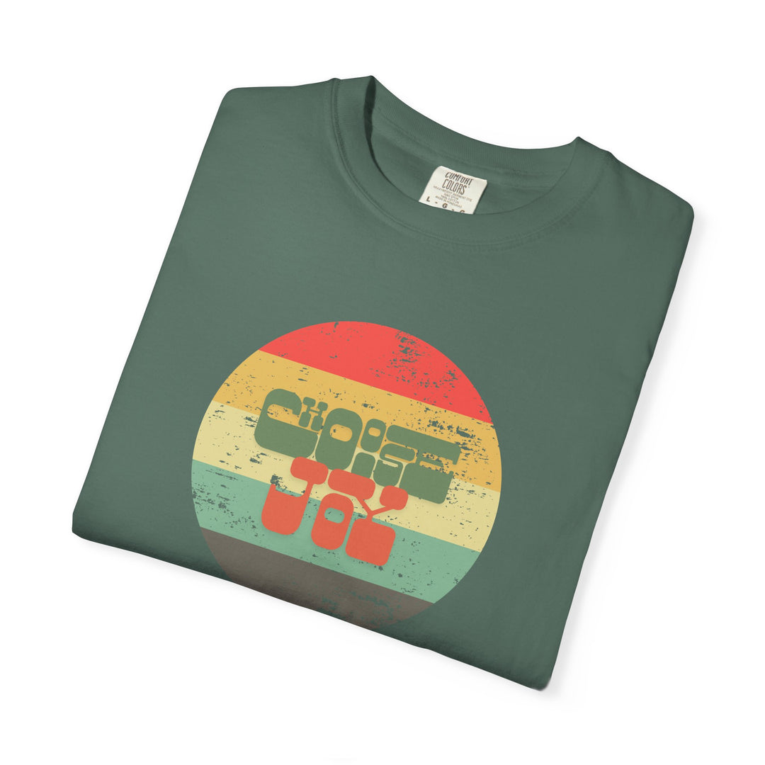 Retro Sunset T-shirt - Choose Joy Shirt