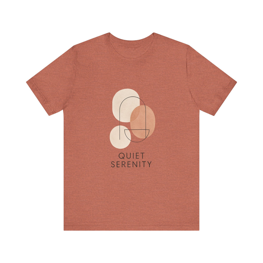 T-Shirt Earthy Color Scheme Quiet Serenity Design