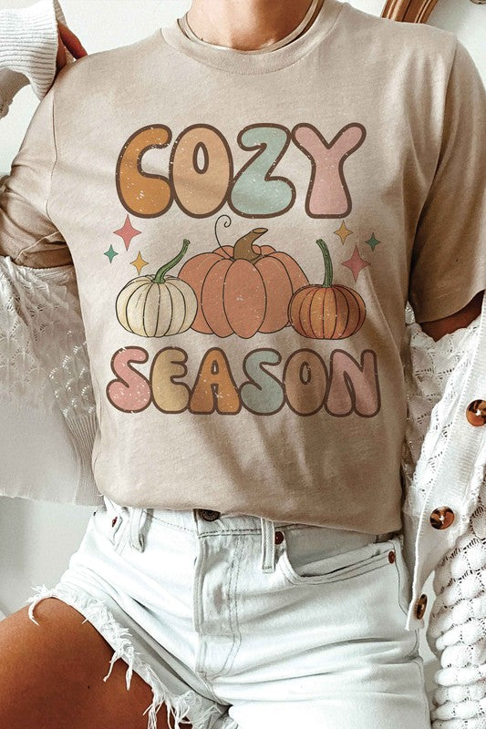 Cozy Season Pumpkins Graphic Tee A. BLUSH CO.