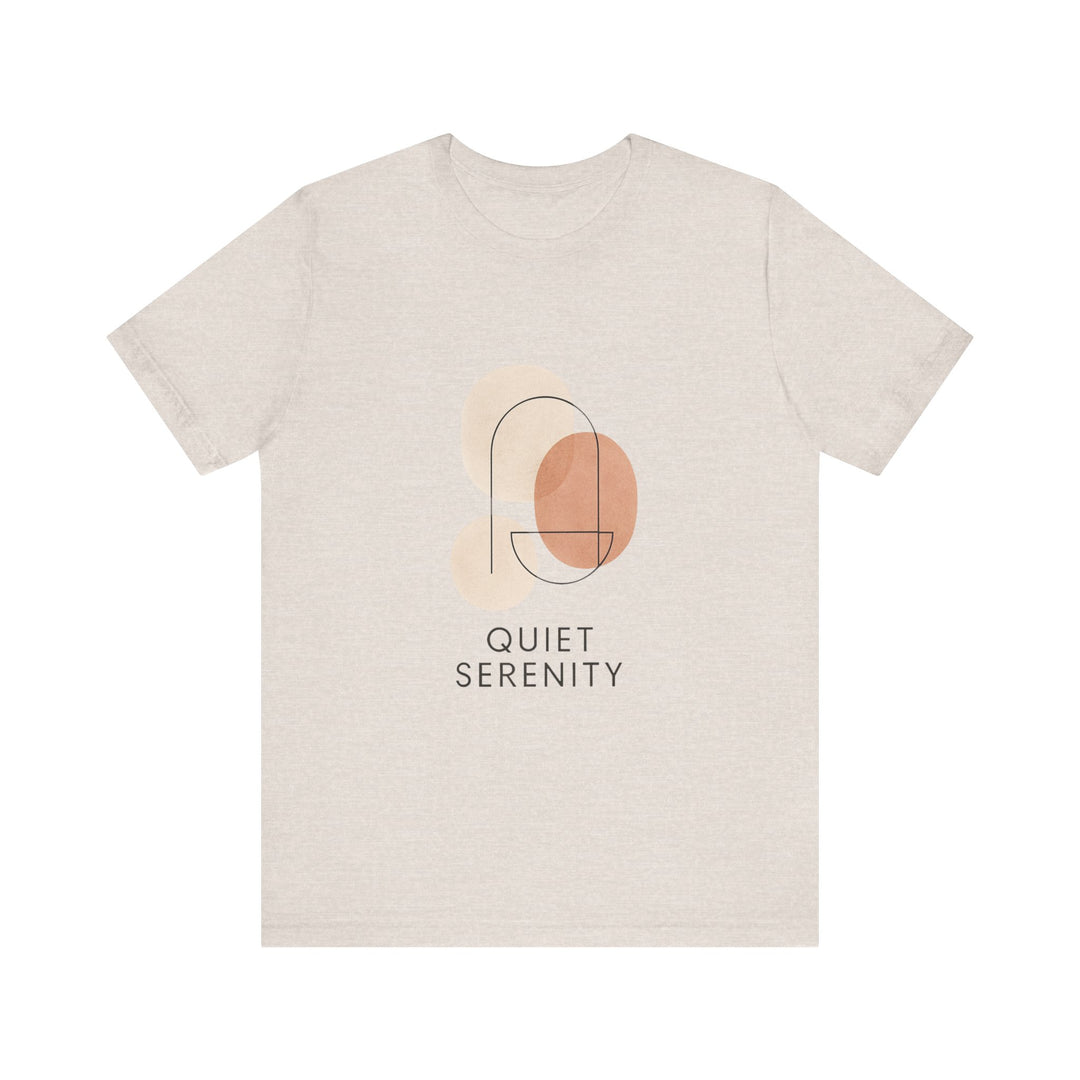 T-Shirt Earthy Color Scheme Quiet Serenity Design