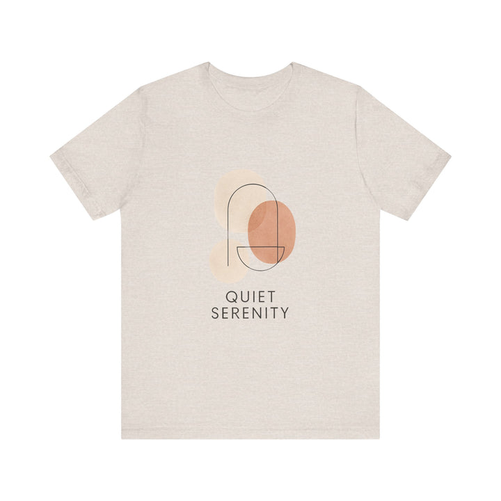 T-Shirt Earthy Color Scheme Quiet Serenity Design