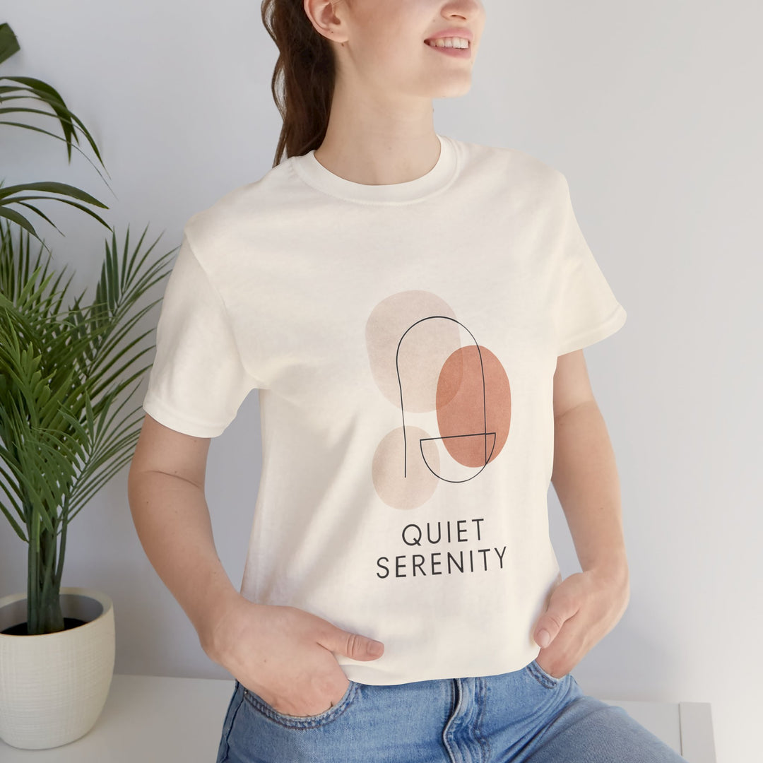 T-Shirt Earthy Color Scheme Quiet Serenity Design