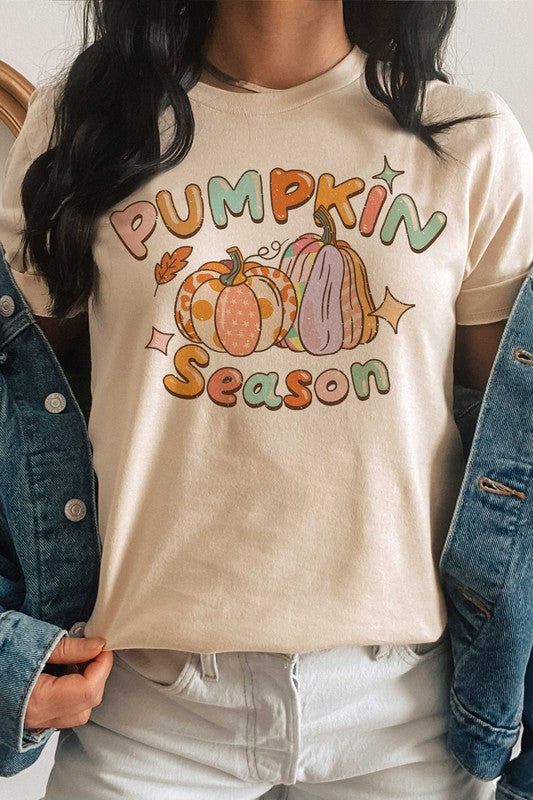 Retro Pumpkin Season Graphic Tee A. BLUSH CO.