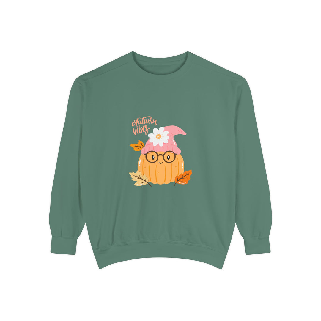 Whimsical Pumpkin Sweatshirt, Fall Fashion, Halloween Gift, Cozy Unisex Sweater, Cute Autumn Apparel, Seasonal Comfort