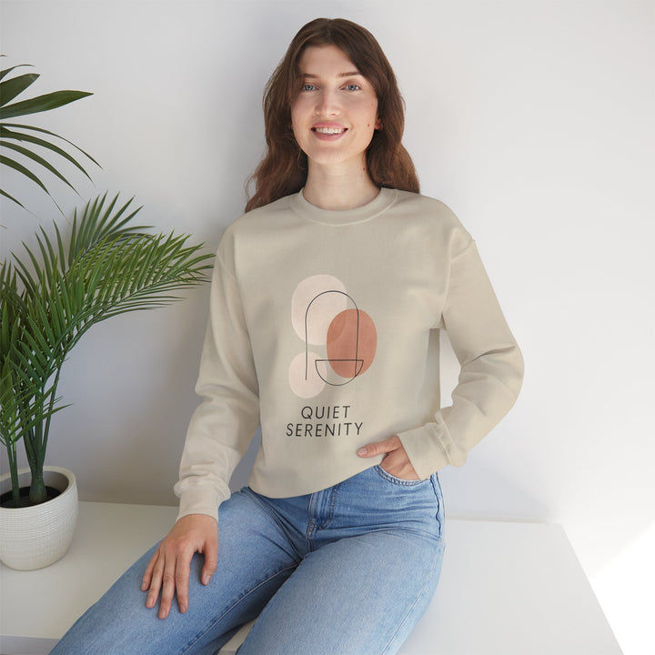 Earth Tone Unisex Crewneck Sweatshirt - Modern Interior Design Palette