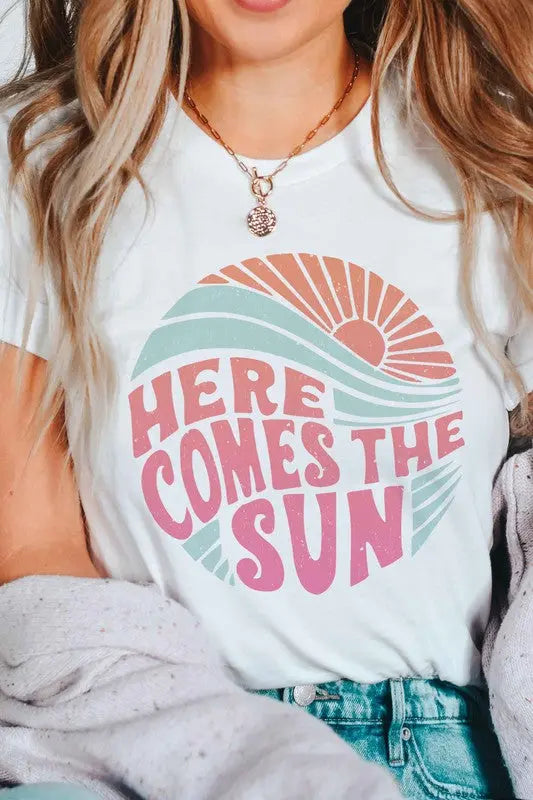 Here Comes The Sun Graphic Tee A. BLUSH CO.