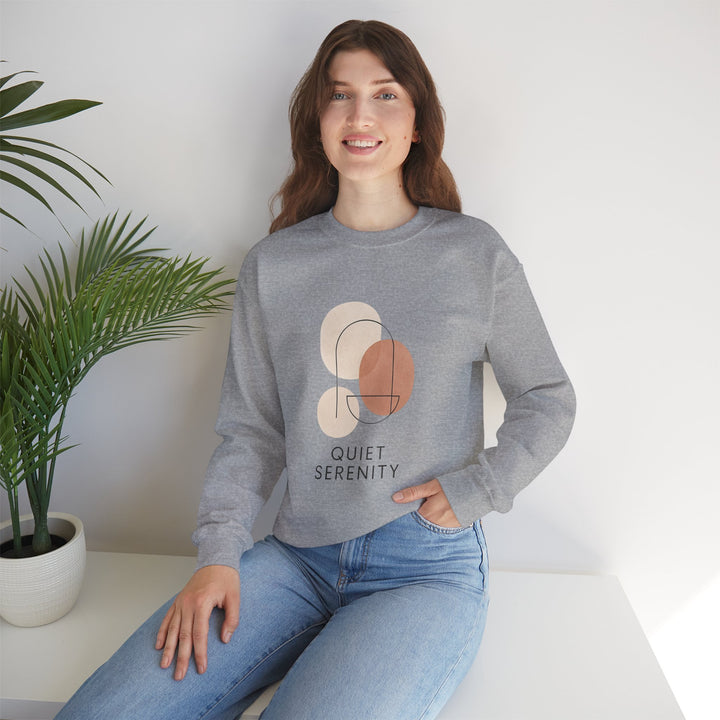 Earth Tone Unisex Crewneck Sweatshirt - Modern Interior Design Palette