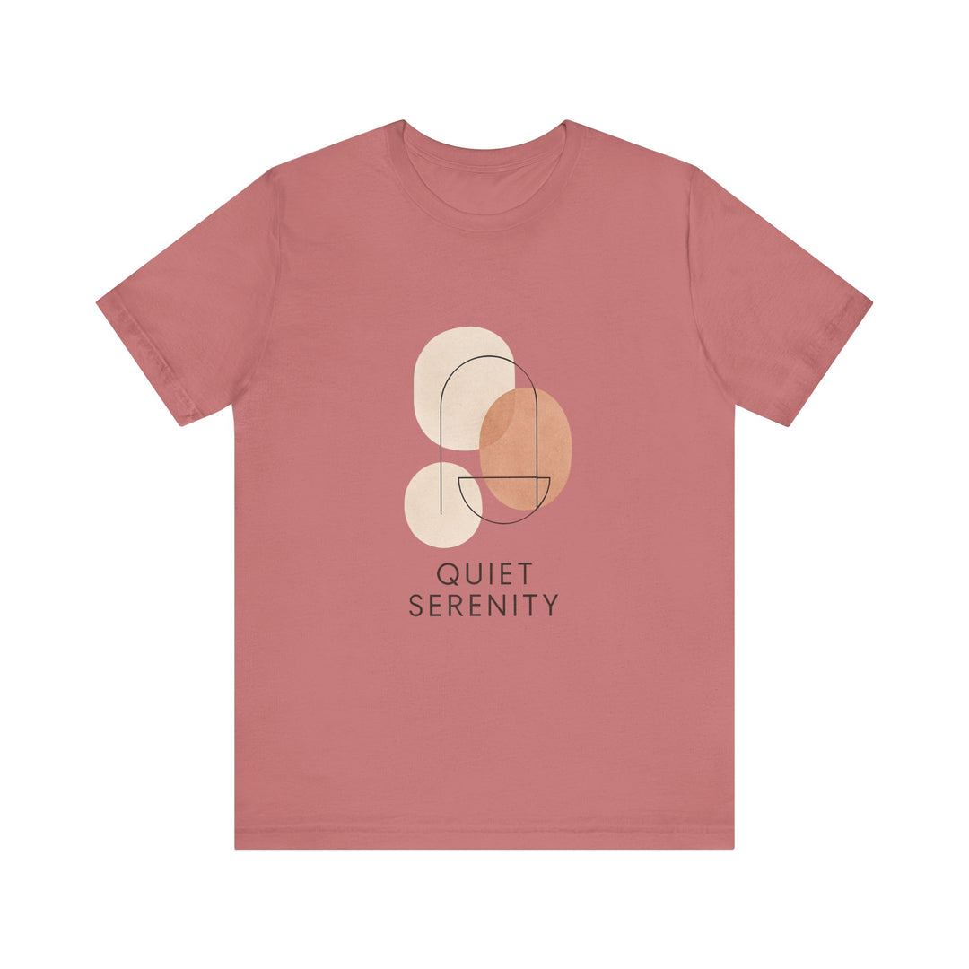 T-Shirt Earthy Color Scheme Quiet Serenity Design