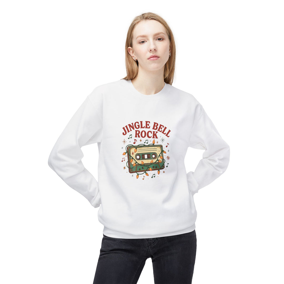 Retro Cassette Tape Christmas Jingle Bell Rock Sweatshirt