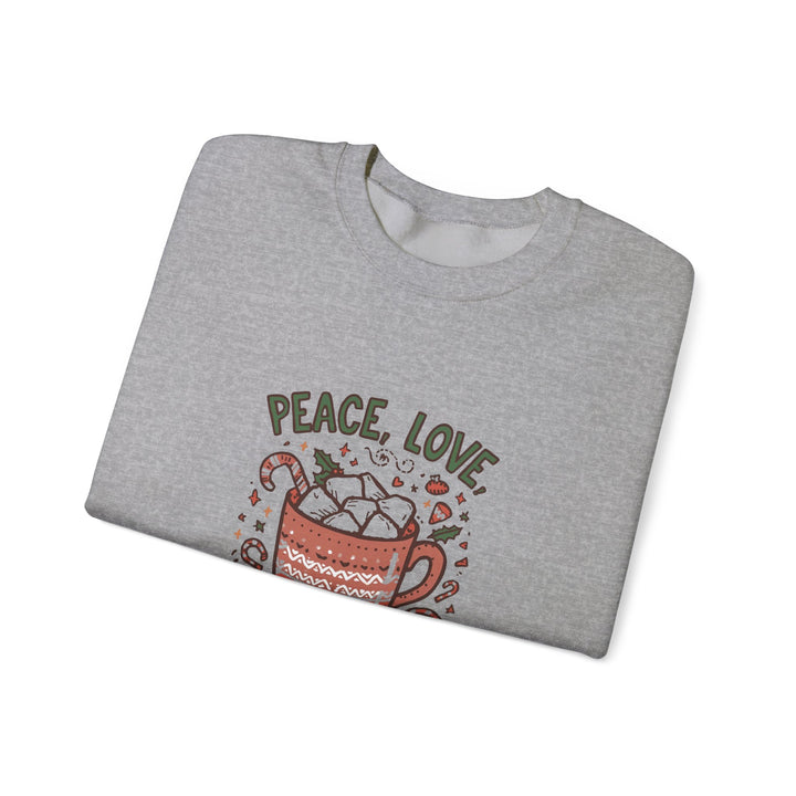 Vintage Peace Love Cocoa Sweatshirt