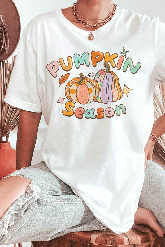 Retro Pumpkin Season Graphic Tee A. BLUSH CO.