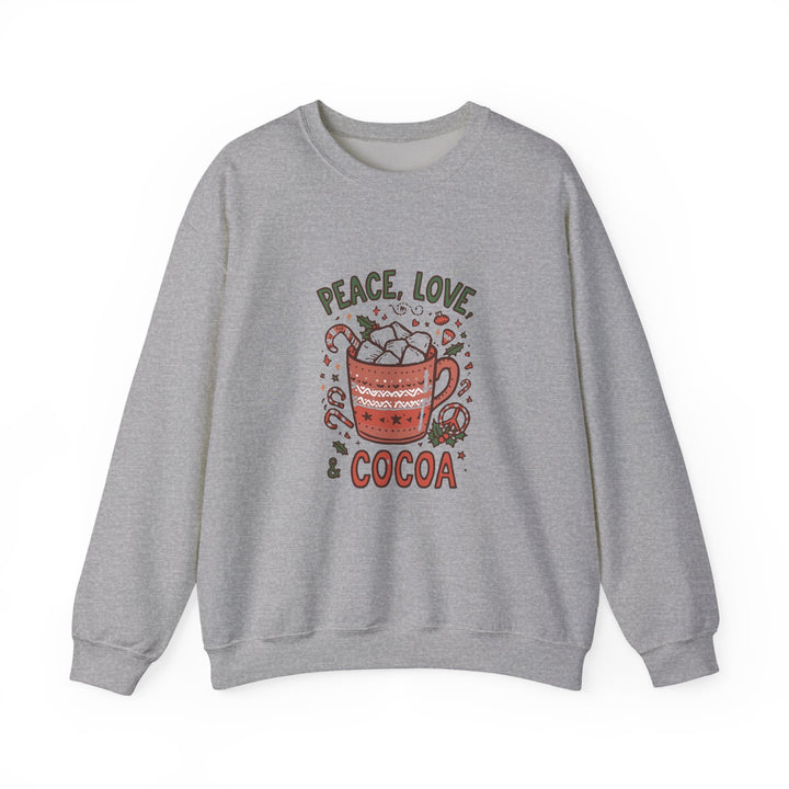 Vintage Peace Love Cocoa Sweatshirt