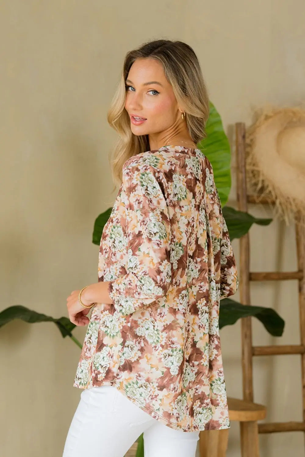 Fall In Love Floral Top Trendsi