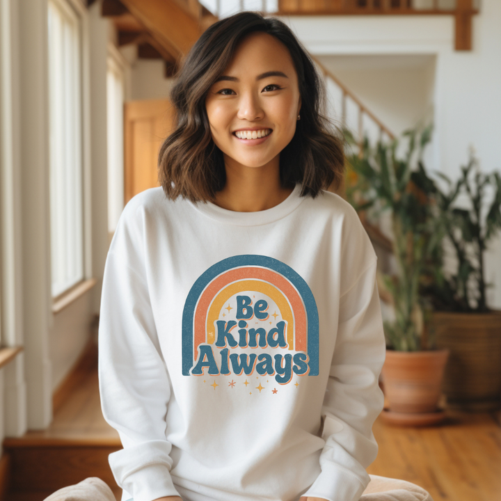 Be Kind Always Retro Sweatshirt