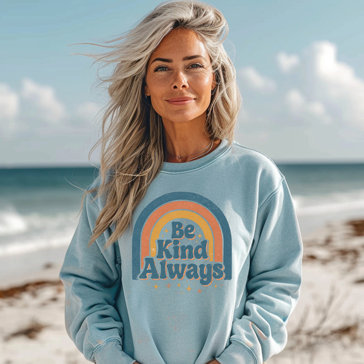 Be Kind Always Retro Sweatshirt