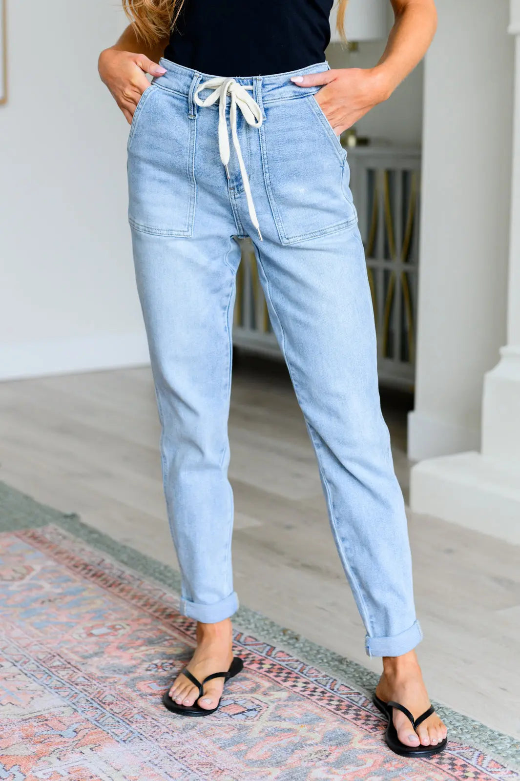 Cooper High Rise Vintage Denim Jogger Ave Shops