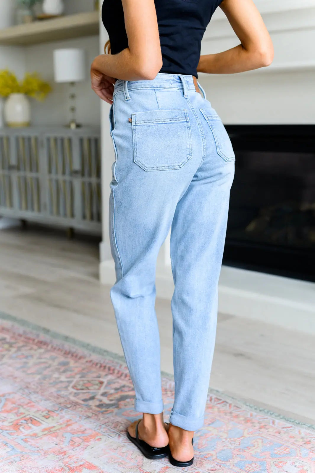 Cooper High Rise Vintage Denim Jogger Ave Shops