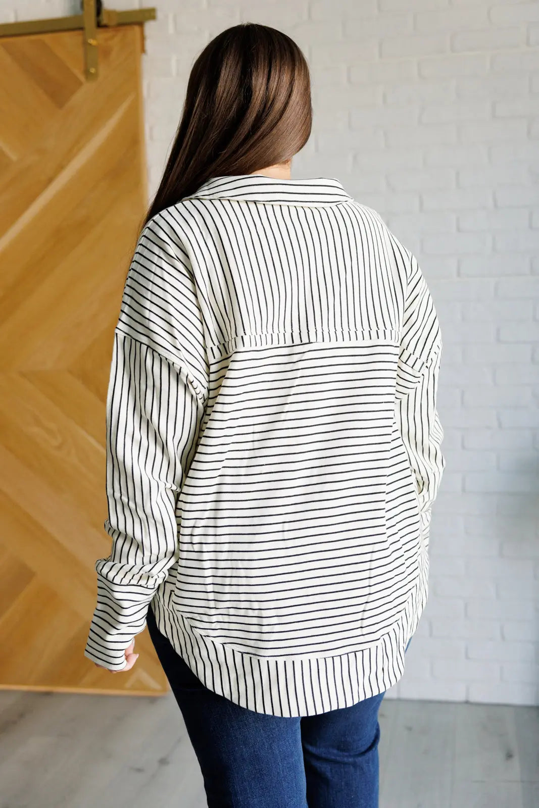 Striped Serendipity Pullover Ave Shops