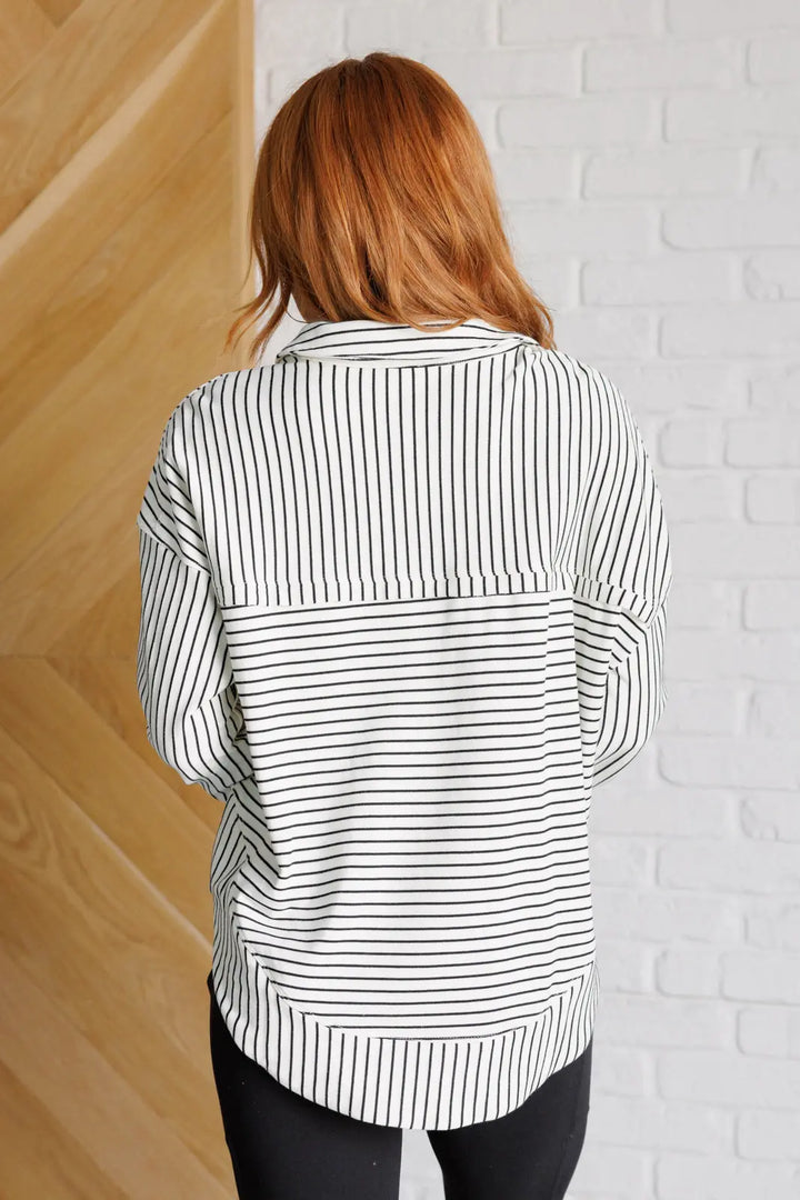 Striped Serendipity Pullover Ave Shops