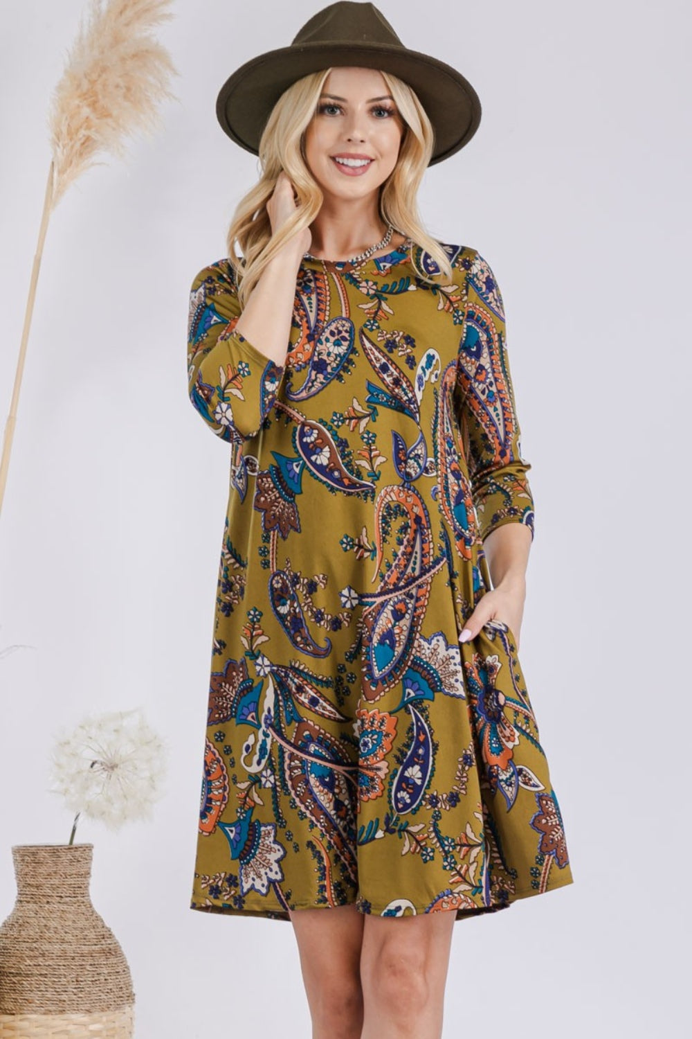 Pretty In Paisley Dress Trendsi