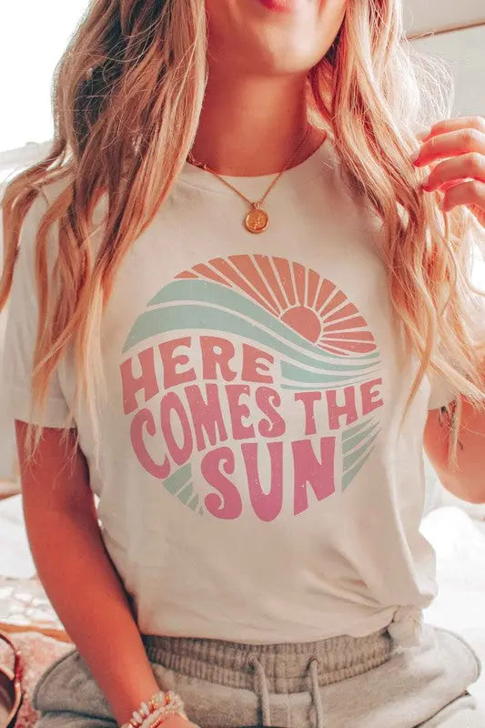 Here Comes The Sun Graphic Tee A. BLUSH CO.