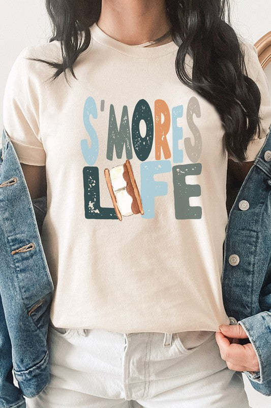 Smores Life Campfire Graphic Tee Kissed Apparel