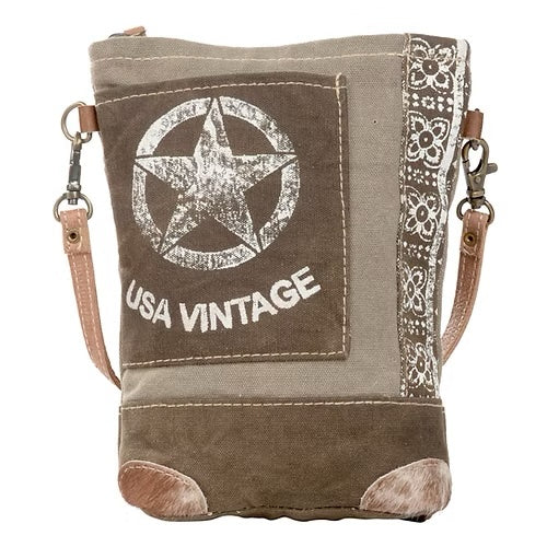Vintage USA Passport Crossbody Bag